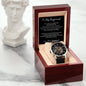 To My Boyfriend, Never forget that I LOVE YOU - Men's Openwork Watch Gift