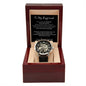 To My Boyfriend, Never forget that I LOVE YOU - Men's Openwork Watch Gift