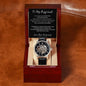 To My Boyfriend, Never forget that I LOVE YOU - Men's Openwork Watch Gift