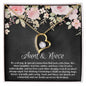 Aunt Niece Forever Heart Necklace | Aunt Niece Jewelry