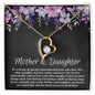 Mother and Daughter Forever Heart Necklace | Mother Daughter Jewelry