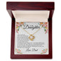 'Biggest Fan, Love You Dad' Love Knot Necklace