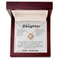 'Wherever Your Journey, Love You Dad' Love Knot Necklace