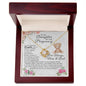 To My Daughter On Your Pregnancy - Mom & Dad | Love Knot Necklace
