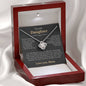 To My Daughter - Raise Yourself Up - Love Mom | Love Knot Necklace