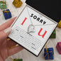 I'm Sorry, Makeup Necklace, Apology Gift, Forgiveness Necklace, I'm sorry necklace, im sorry gift, apology gift for her