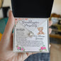 To My Granddaughter On Your Pregnancy - Grandpa| Love Knot Necklace