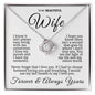 Gift For Wife - My Last Breath Love Knot Necklace