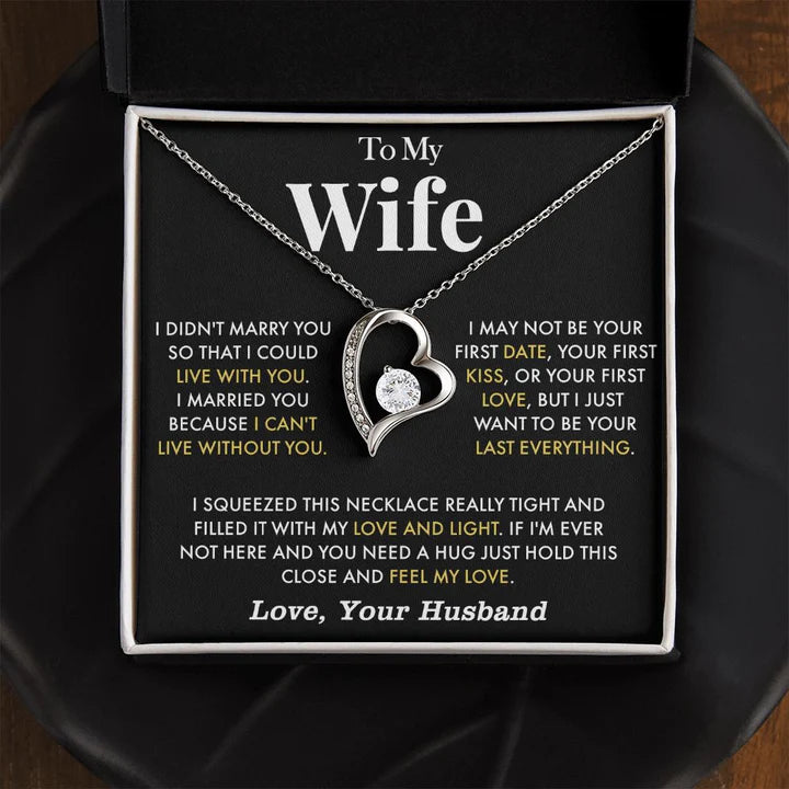 To My Wife - Forever Love Necklace