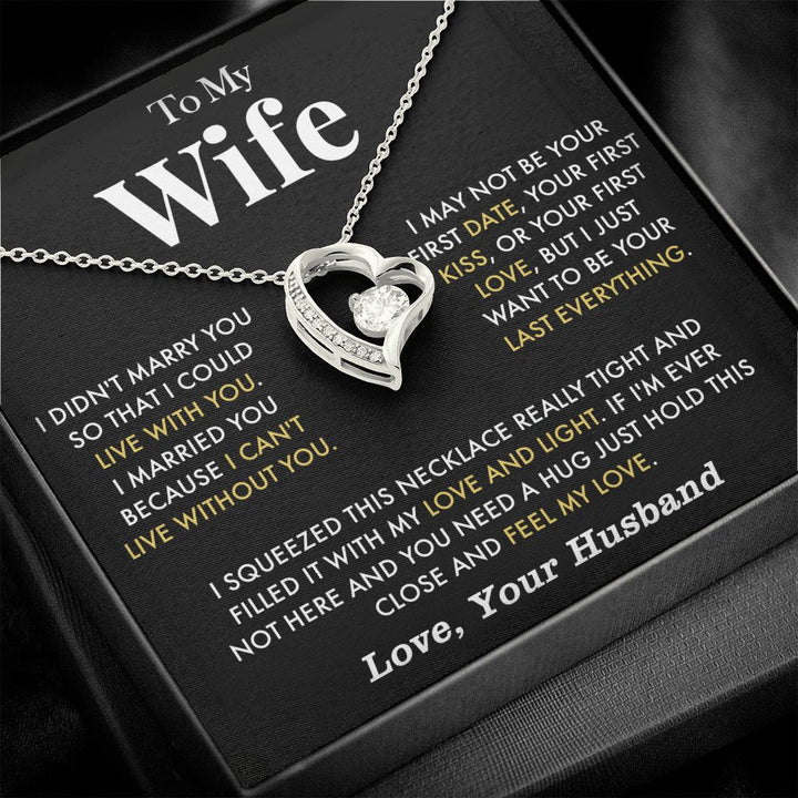 To My Wife - Forever Love Necklace