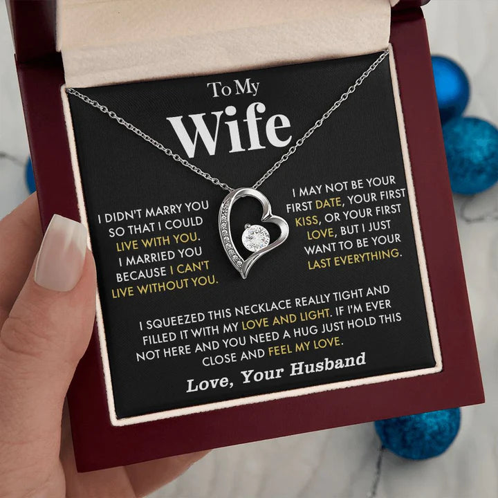 To My Wife - Forever Love Necklace