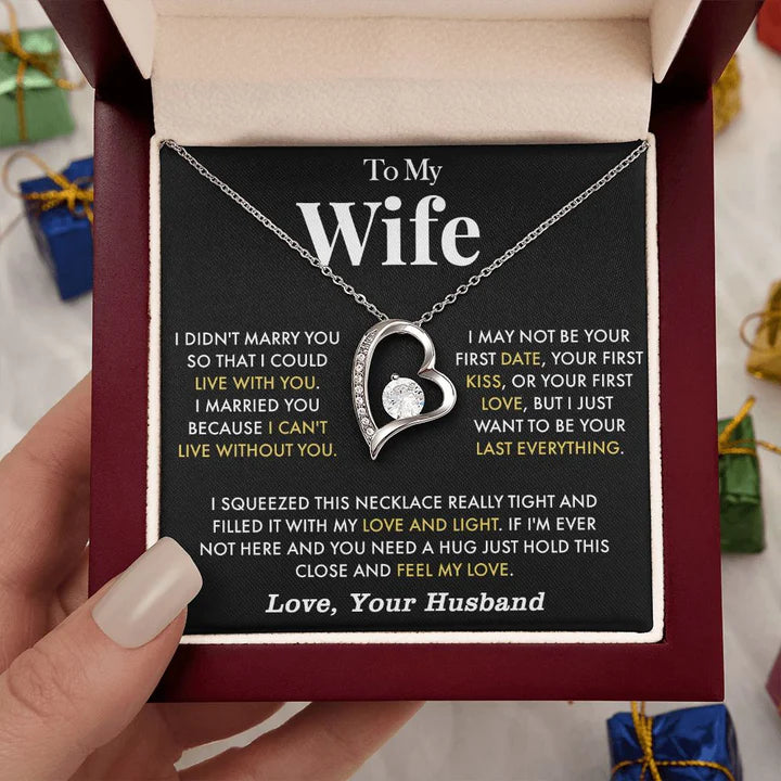 To My Wife - Forever Love Necklace