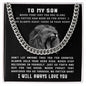 Son - Don't let anyone take you for granted | Cuban Link Chain Necklace