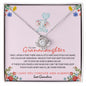 Granddaughter - Once Upon a Time There Was a Little Girl | Interlocking Heart Necklace