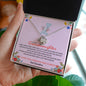 Granddaughter - Once Upon a Time There Was a Little Girl | Interlocking Heart Necklace