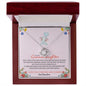 Granddaughter - Once Upon a Time There Was a Little Girl | Interlocking Heart Necklace