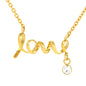 To My Daughter Never Forget - Love Dad - Love Scripted Necklace
