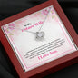 To My Future Wife - I promise to be your best friend - Love Knot Necklace