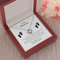 To My Mommy - I may be a bump | Love Knot Necklace