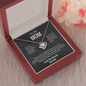 Mom - You will always be my one and only | Son | Love Knot Necklace