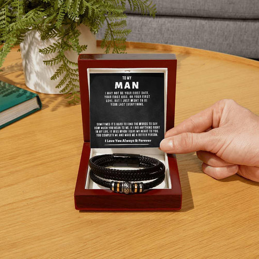 Bracelet for my Man, Gift for him, Birthday, Man Bracelet Gift, Graduation Gift, Husband, Boyfriend, Lover