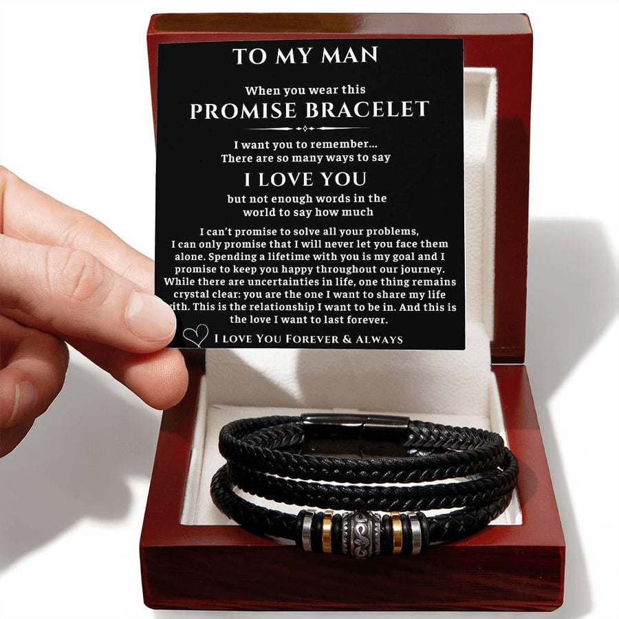 Bracelet for my Man, Gift for him, Birthday, Man Bracelet Gift, Graduation Gift, Husband, Boyfriend, Lover