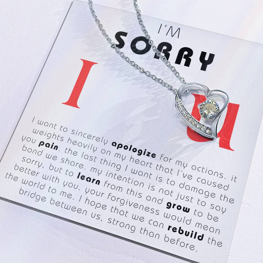 I'm Sorry, Makeup Necklace, Apology Gift, Forgiveness Necklace, I'm sorry necklace, im sorry gift, apology gift for her