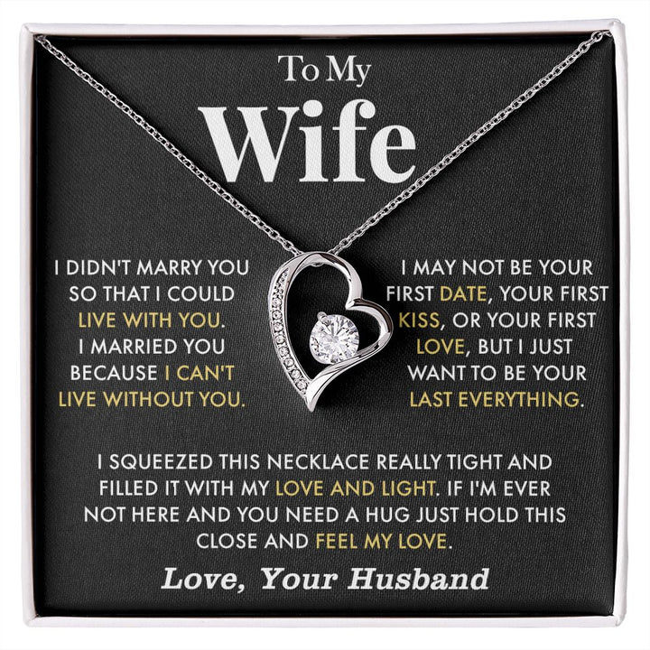 To My Wife - Forever Love Necklace