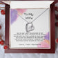 To My Wife - You're Not Just the Mother - Forever Love Necklace