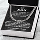 Man - I May Not Be Your First Date | Cuban Link Chain Necklace