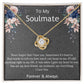 Soulmate Love Knot Necklace - 'Never Forget That I Love You