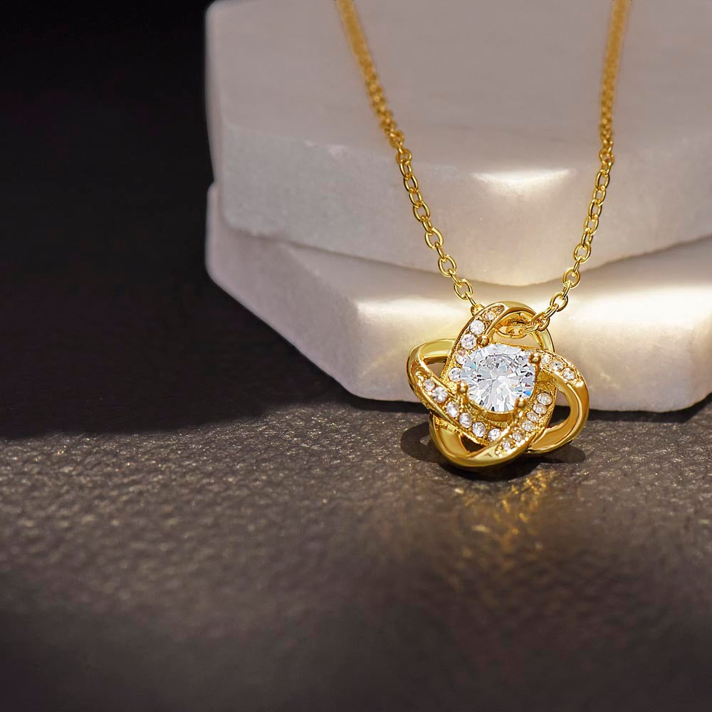 Gift For Wife - My Last Breath Love Knot Necklace oldy