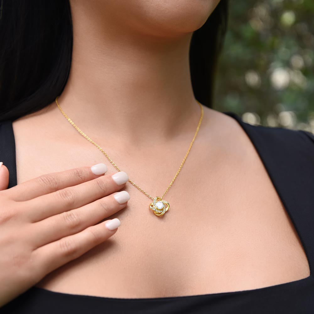 Gift For Wife - My Last Breath Love Knot Necklace oldy