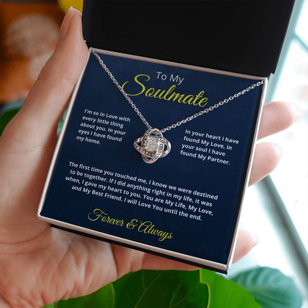 Soulmate Love Until the End Necklace - A Timeless Symbol of Forever Love