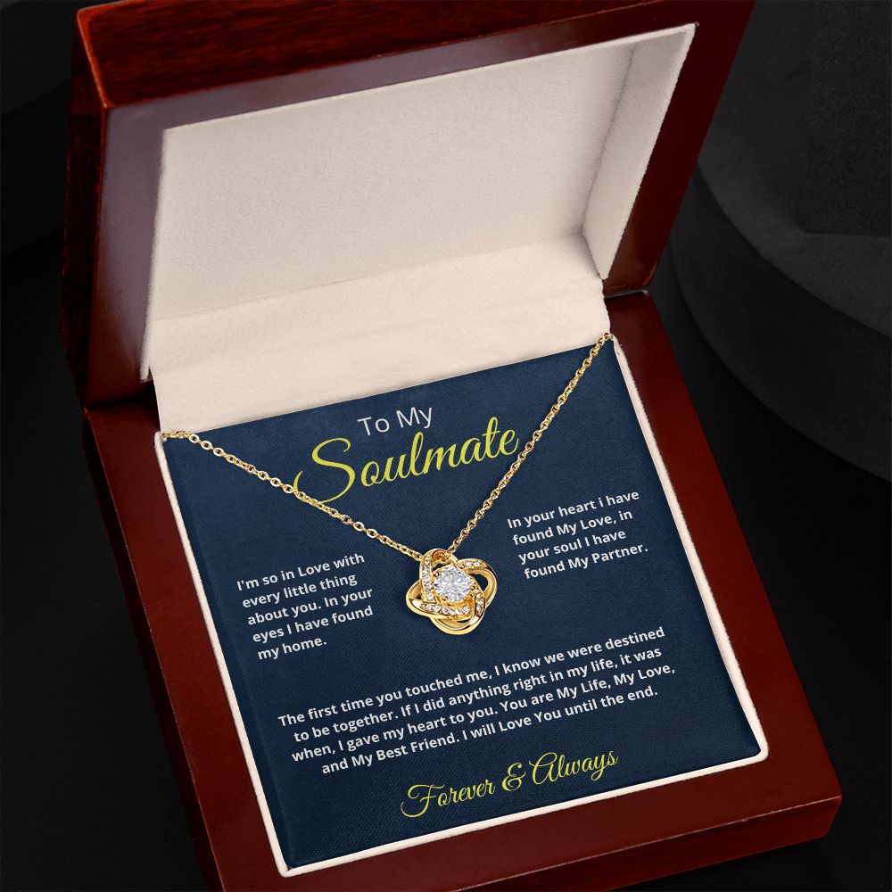 Soulmate Love Until the End Necklace - A Timeless Symbol of Forever Love