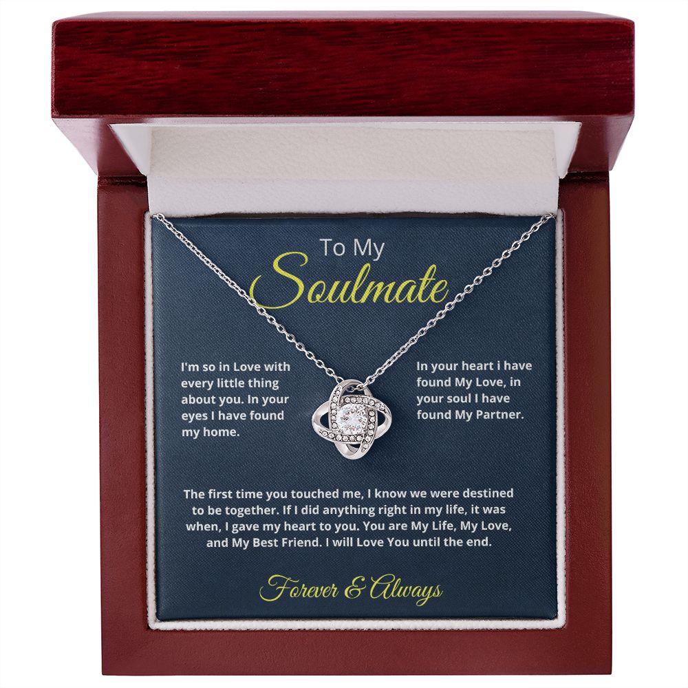Soulmate Love Until the End Necklace - A Timeless Symbol of Forever Love