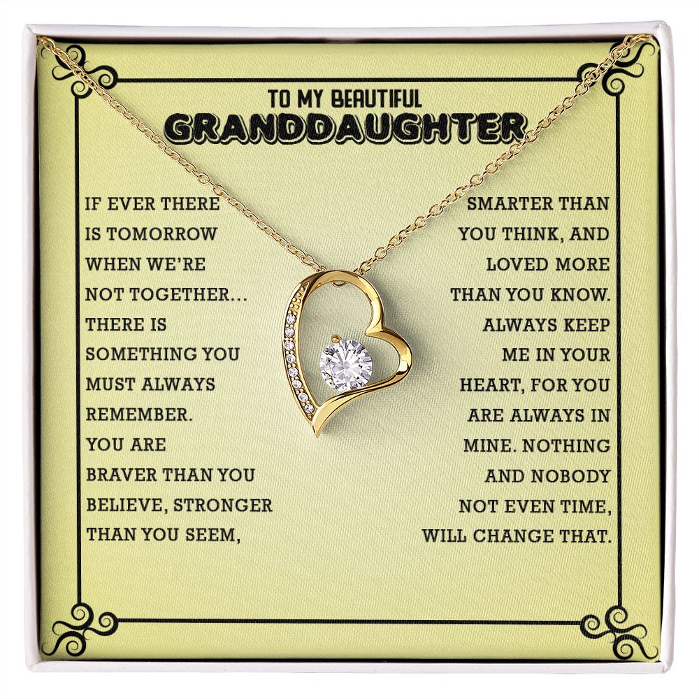 Granddaughter - If Ever There is Tomorrow | Forever Love Necklace