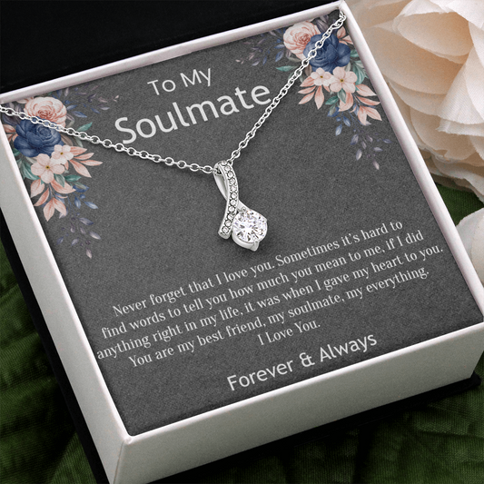 Soulmate - Never forget that I love you | Alluring Beauty Necklace