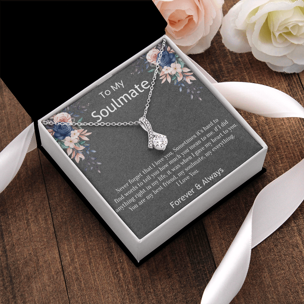 Soulmate - Never forget that I love you | Alluring Beauty Necklace
