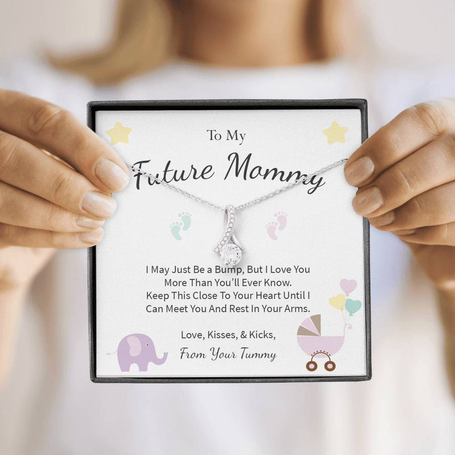To My Future Mommy - I May Just be a Bump, But I Love You - Alluring Beauty Necklace
