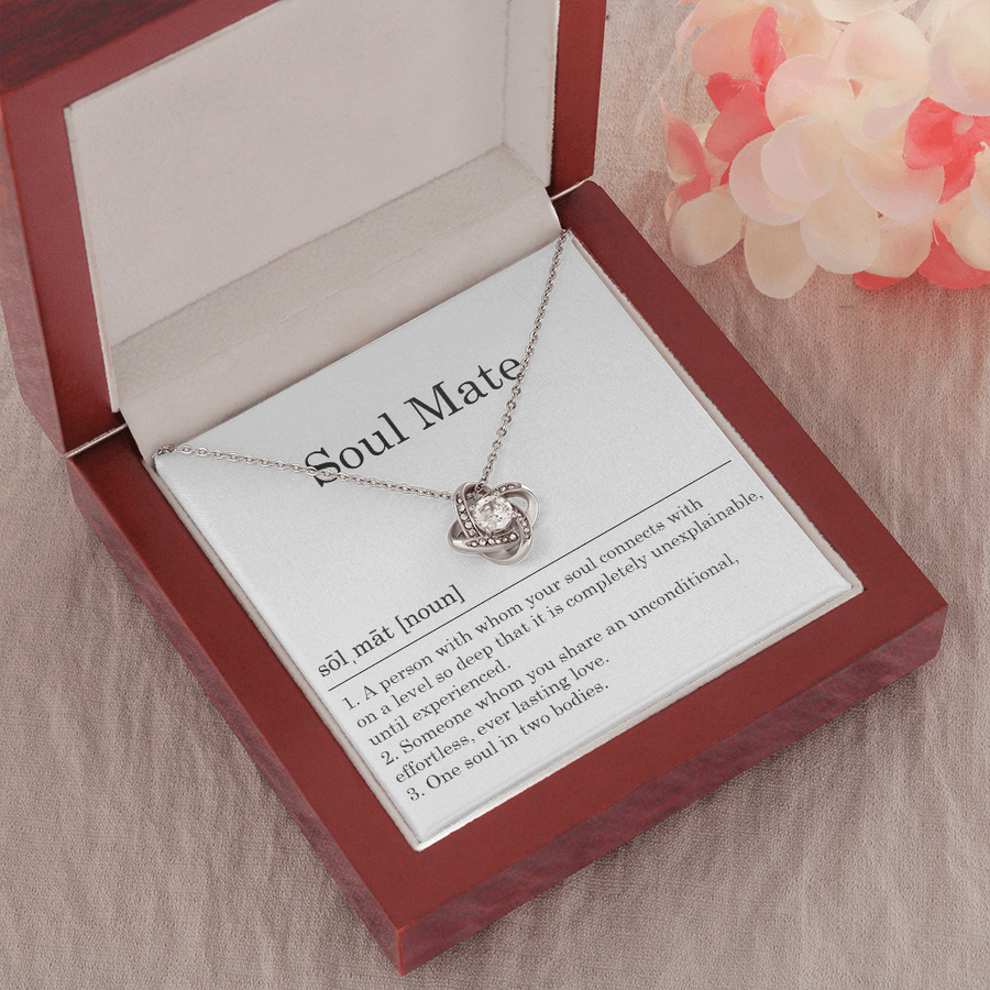 Soul Mate - A person with whom your soul connects | Love Knot Necklace