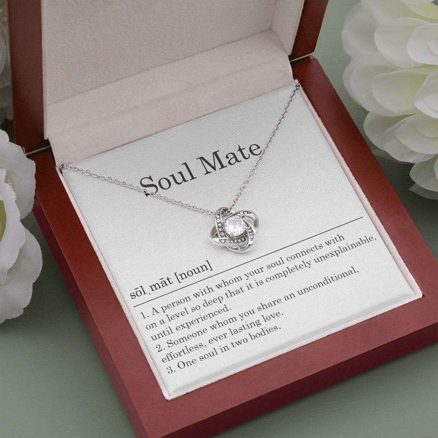 Soul Mate - A person with whom your soul connects | Love Knot Necklace